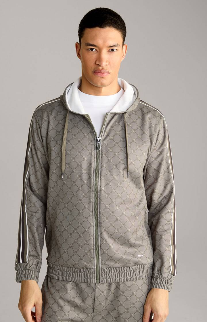 Joop Cornflower-Sweatjacke Tristan in Oliv Sonderangebot der Fabrik