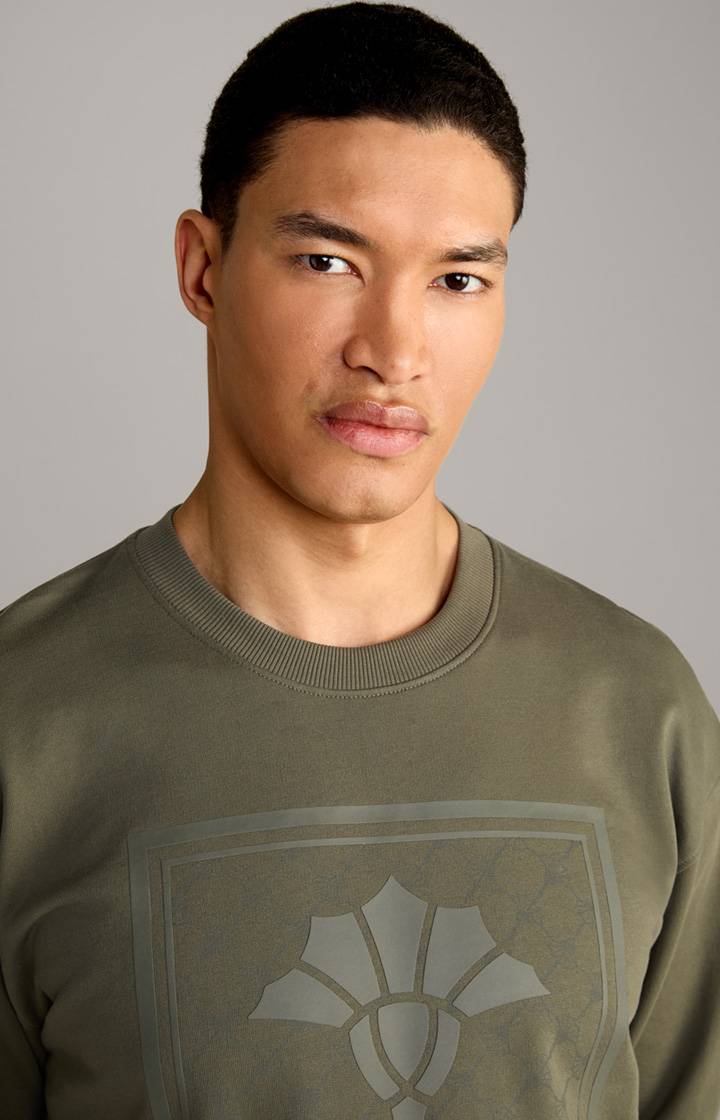 Joop Cornflower-Sweatshirt Cruz in Oliv Riesige Rabatte