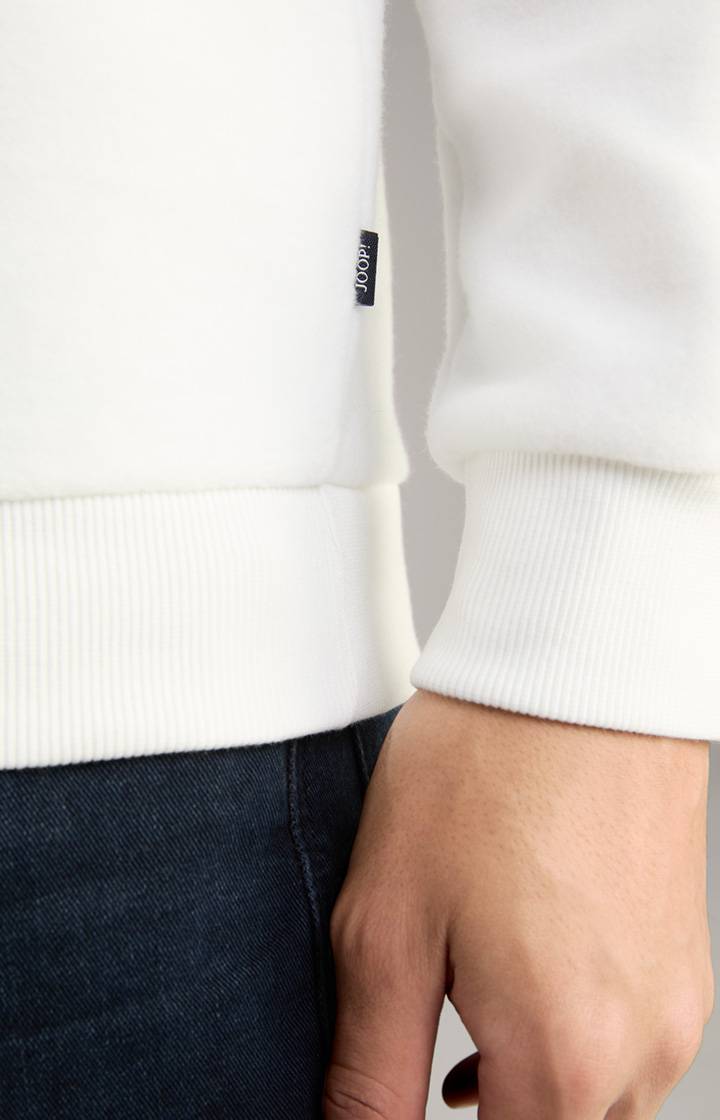 Joop Fleece-Sweatshirt Amadeo in Offwhite 50% Rabatt mit kostenlosem Versand