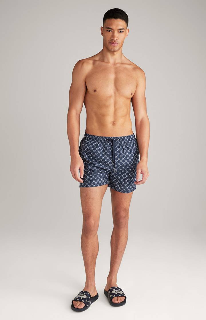 Joop Cornflower Badeshorts Mykonos in Navy gemustert Schlussverkauf