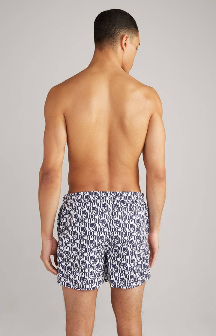 Joop Badeshorts Siesta Beach in Dunkelblau/Weiß Fabrikverkauf