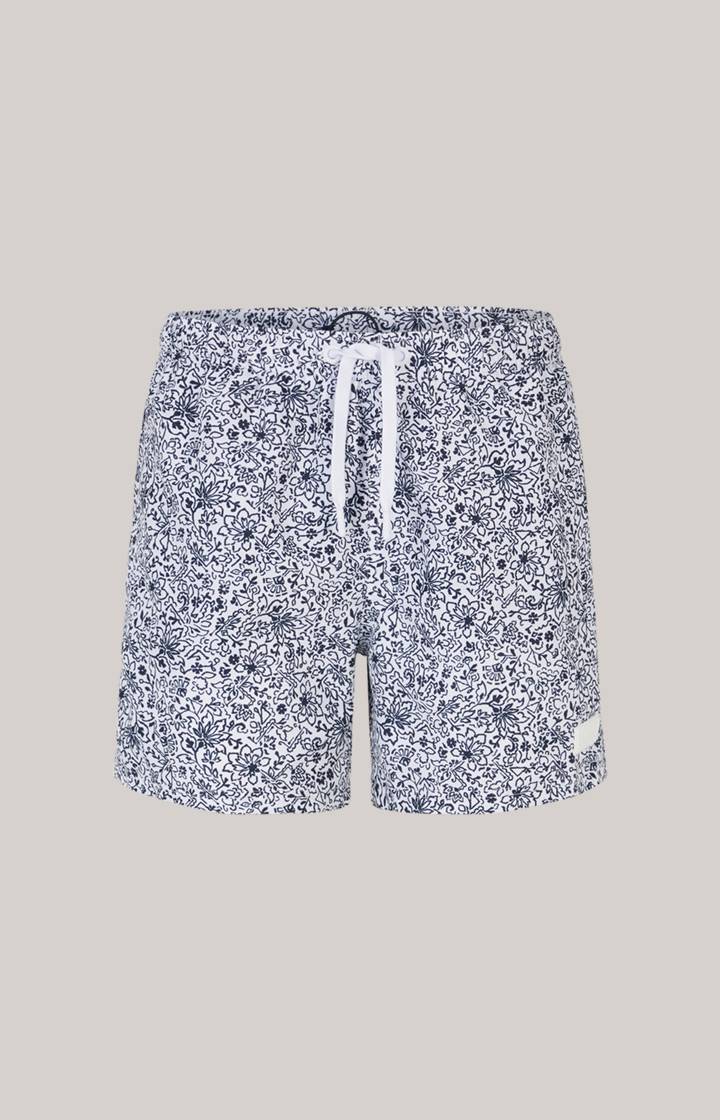 Joop Badeshorts Palolem Beach in Weiß/Blau gemustert Exklusivangebot