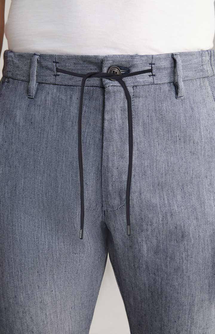 Joop Leinen-Mix Chino Maxton in Navy meliert Nur für heute