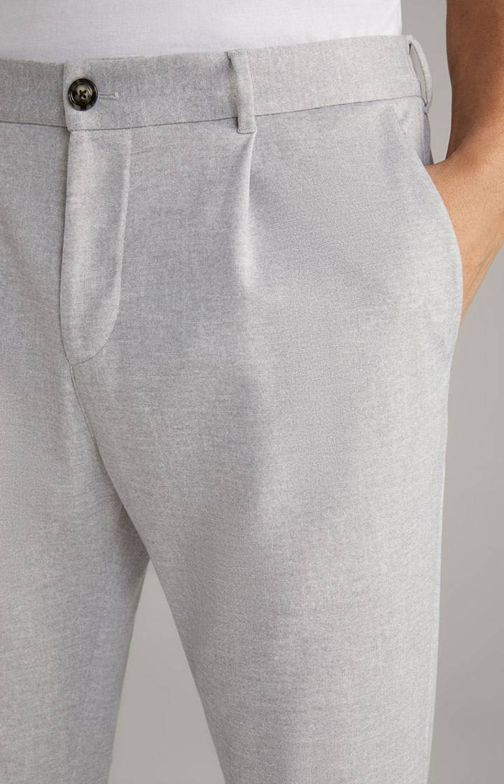 Joop Baukasten-Hose Lester in Hellgrau meliert Sonderangebot der Fabrik