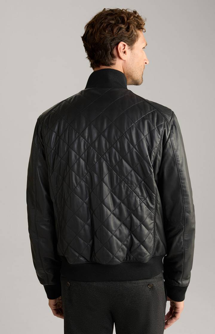 Joop Leder-Blouson Tobos in Schwarz 2025