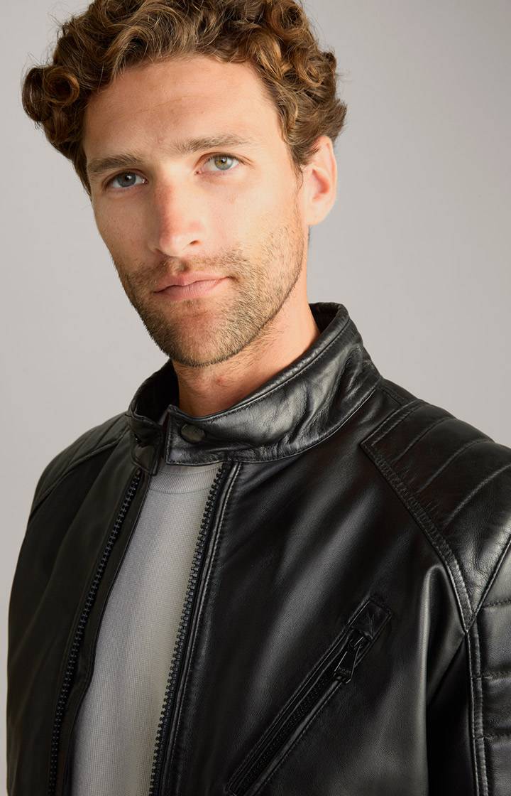 Joop Lederjacke Lima in Schwarz Outlet