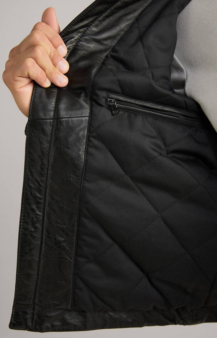 Joop Lederjacke Lima in Schwarz Outlet