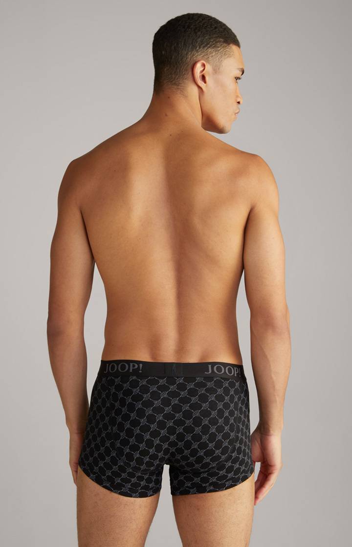 Joop 3er-Pack Fine Cotton Stretch Boxer in Schwarz/Rot/Weiß gemustert Verkauf