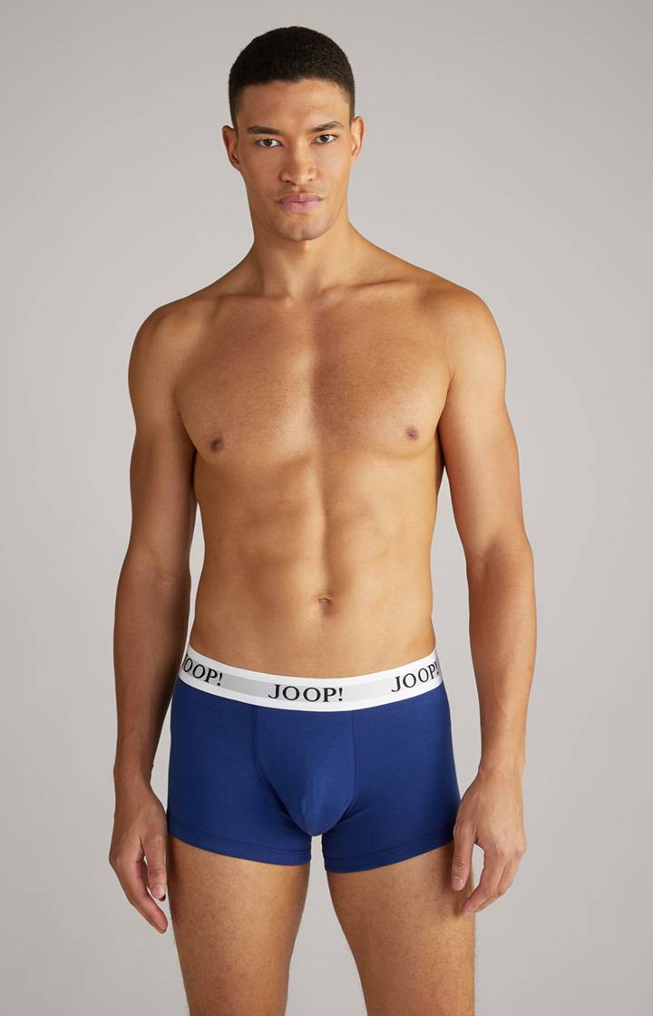 Joop 3er-Pack Fine Cotton Stretch Boxer in Schwarz/Rot/Blau im Angebot