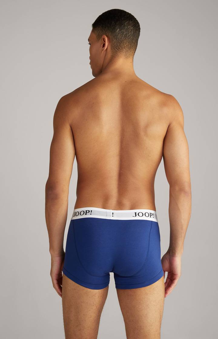 Joop 3er-Pack Fine Cotton Stretch Boxer in Schwarz/Rot/Blau im Angebot