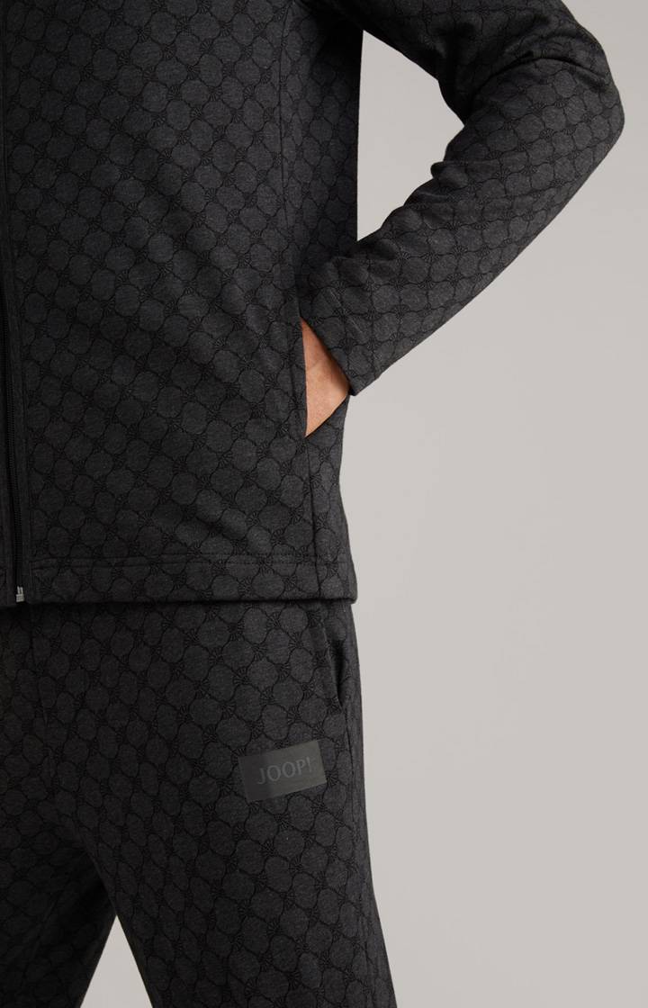 Joop Loungewear Sweatjacke in Anthrazit meliert Günstiger Verkauf