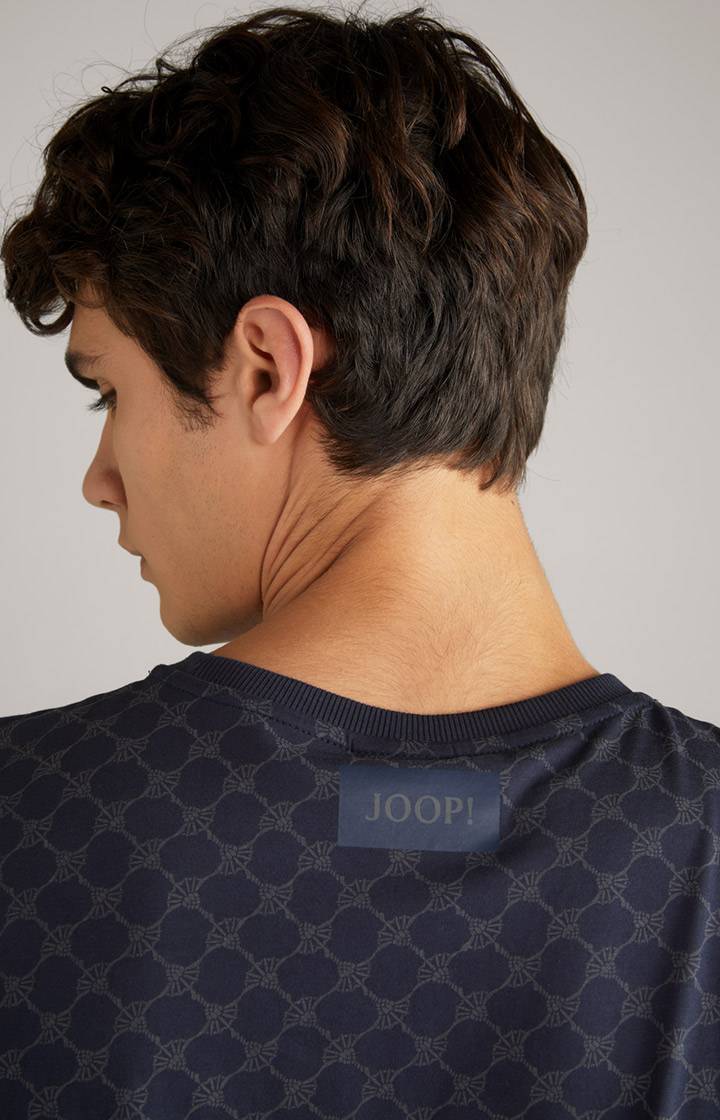 Joop Cornflower Loungewear Longsleeve in Navy gemustert Exklusivangebot