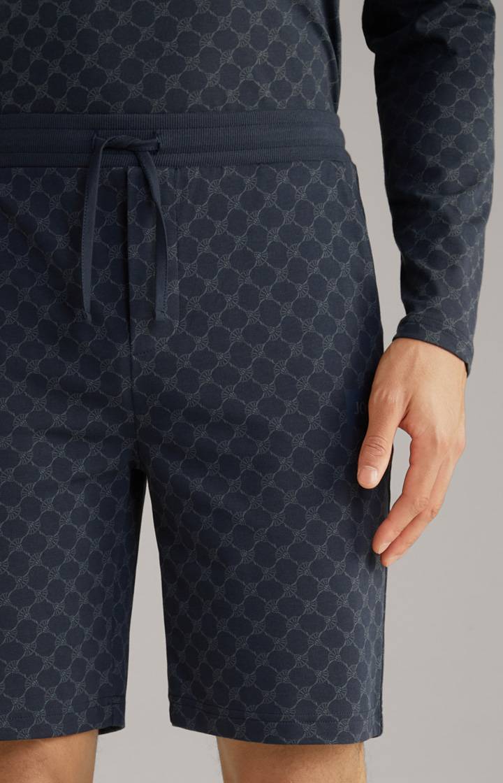 Joop Loungewear Shorts in Navy gemustert Preisnachlass