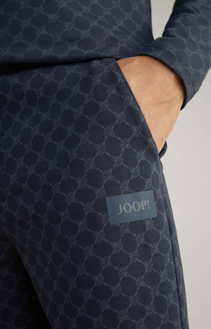 Joop Loungewear Shorts in Navy gemustert Preisnachlass