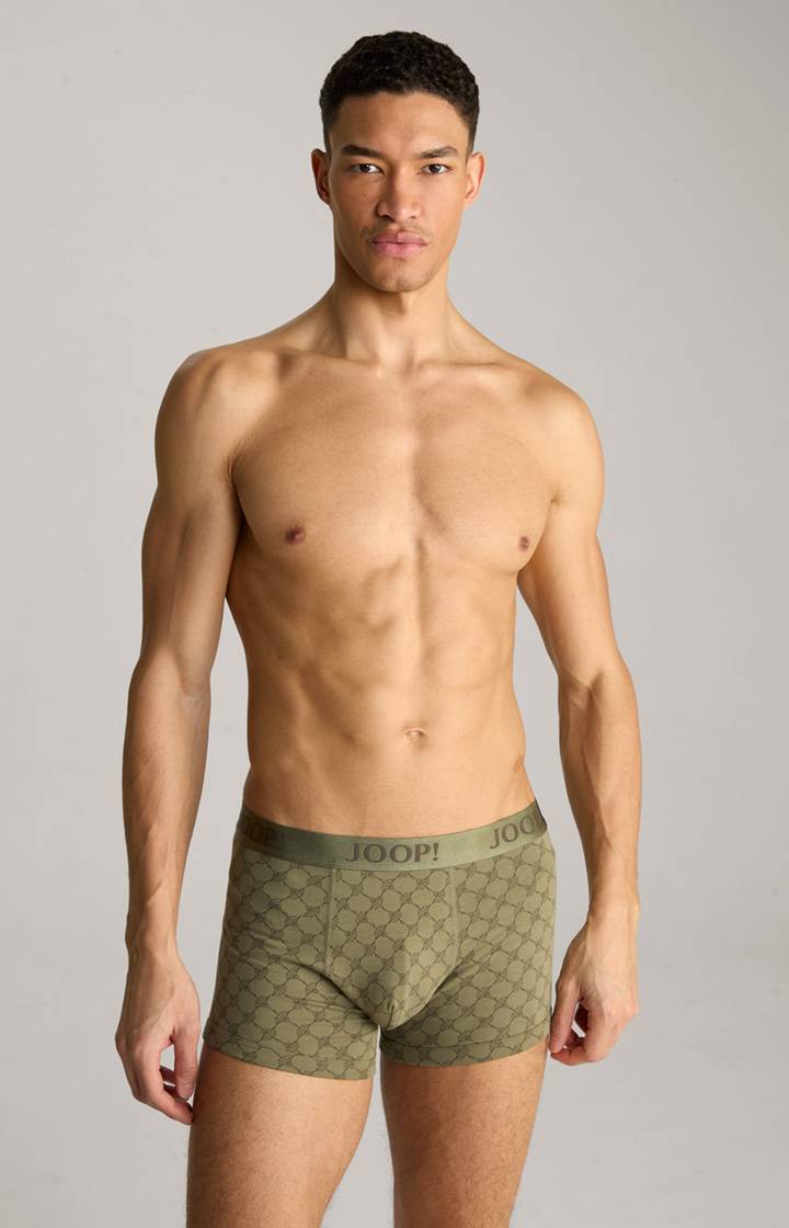 Joop 3-er Pack Boxer in Oliv/Weiß/Blau gemustert Lagerräumung