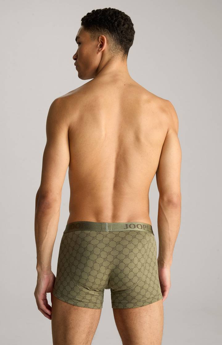 Joop 3-er Pack Boxer in Oliv/Weiß/Blau gemustert Lagerräumung