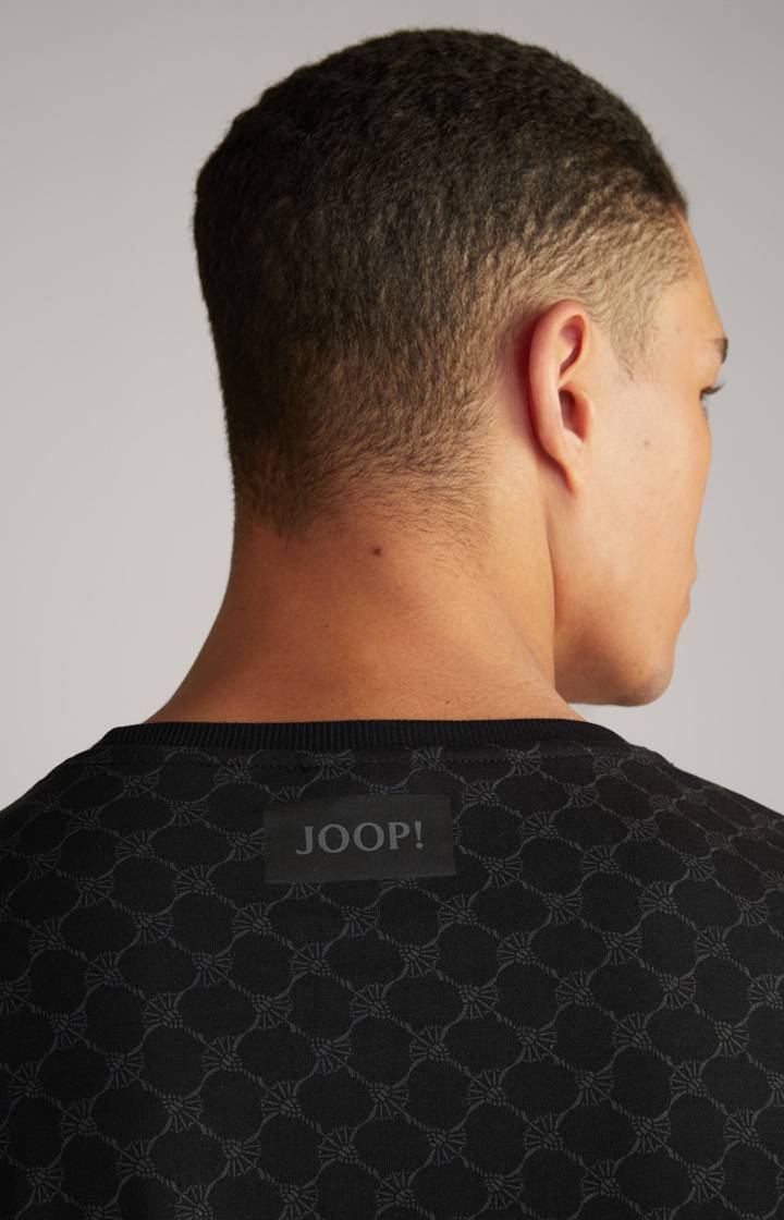 Joop Loungewear Longsleeve in Schwarz gemustert Heißer Verkauf