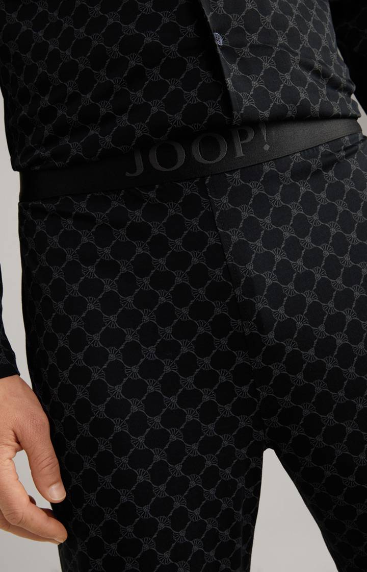 Joop Cornflower Baumwoll-Pyjama in Schwarz Online Outlet