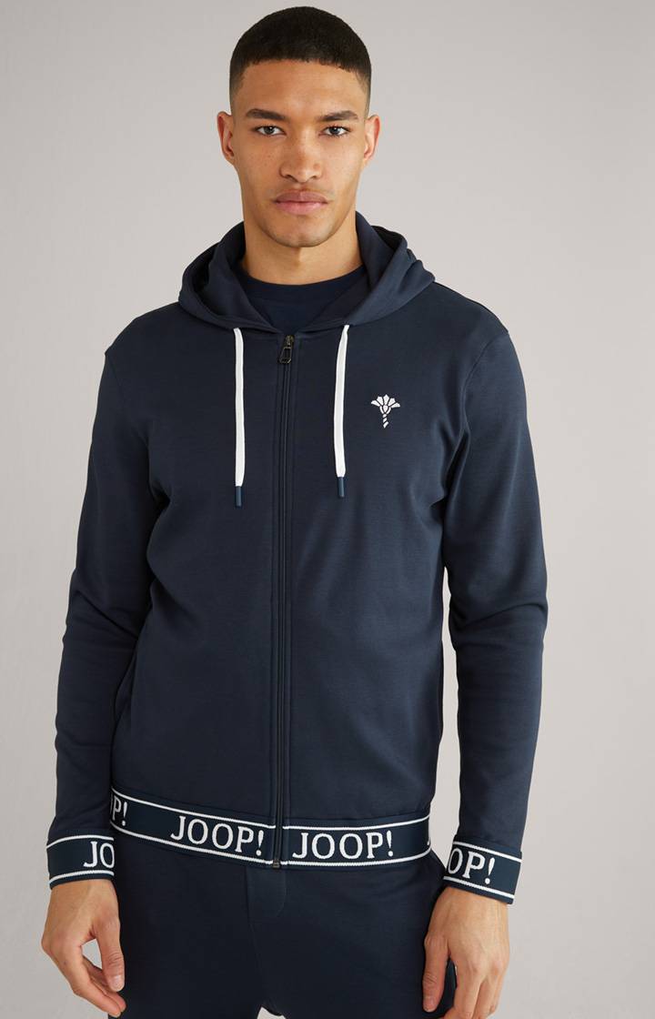 Joop Hoodie-Sweatjacke in Dunkelblau Saisonale Angebote