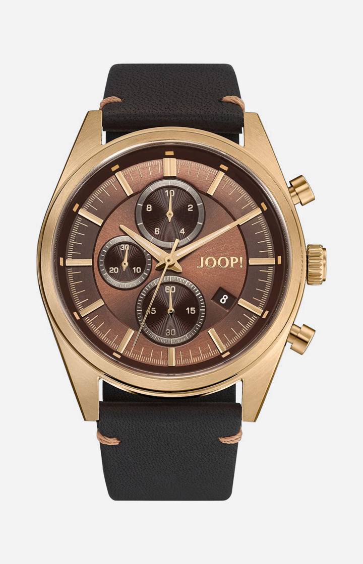 Joop Herrenuhr in Gold/Schwarz Sonderangebot der Fabrik