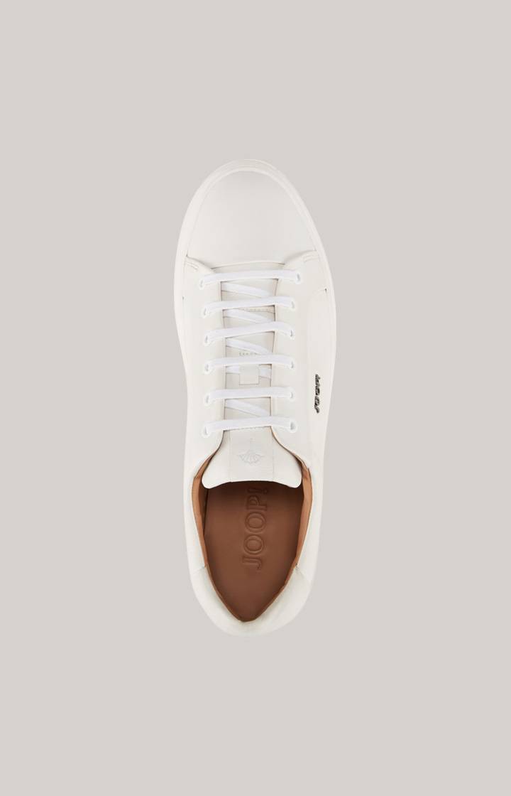 Joop Leder-Sneaker Tinta Coralie in Weiß Im Verkauf
