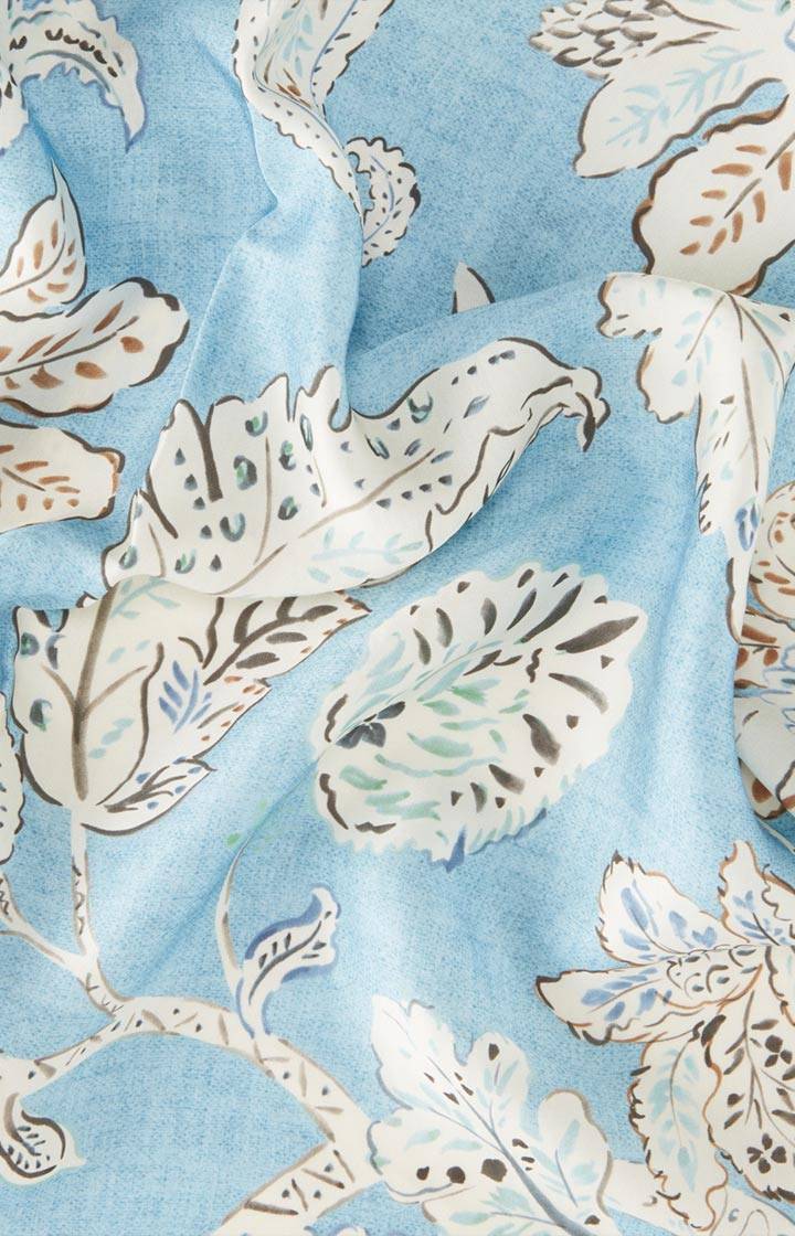 Joop Tuch in Hellblau gemustert Outlet