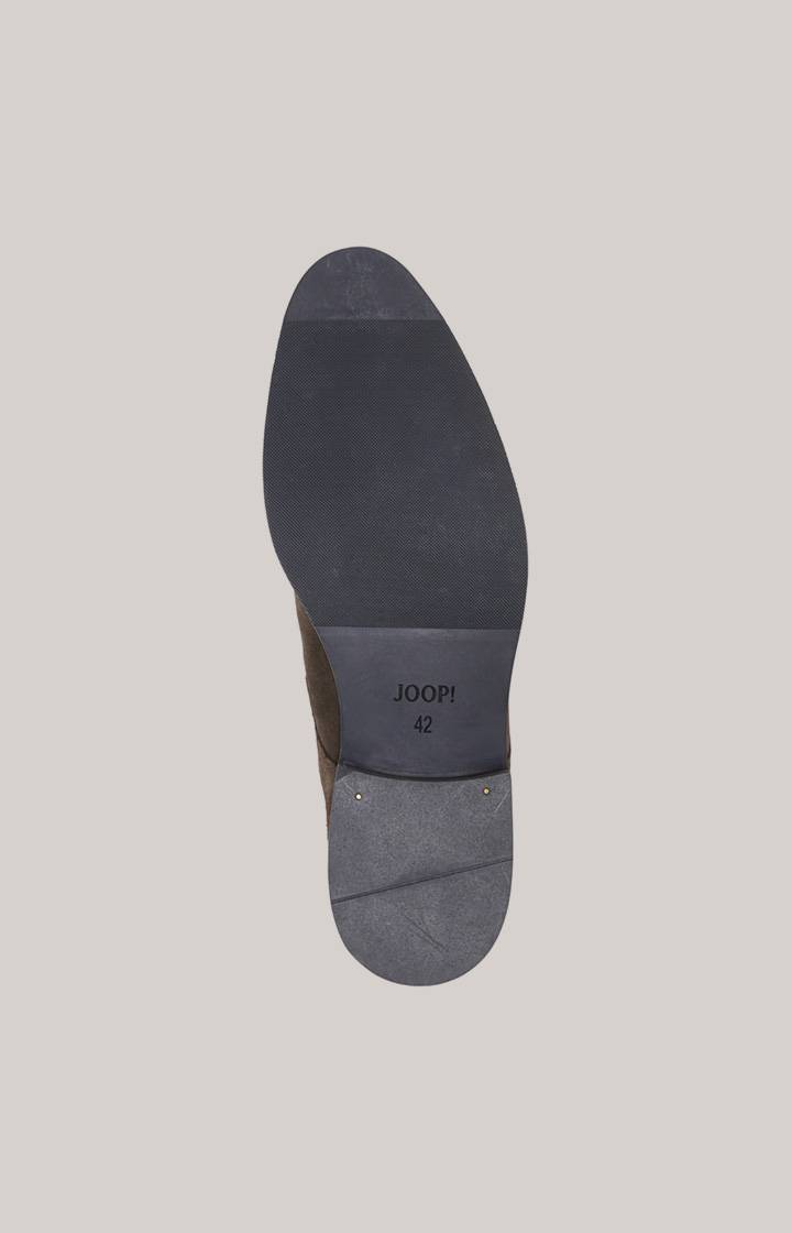 Joop Lace-Up Velluto Kleitos in Dunkelbraun Weihnachtsangebot