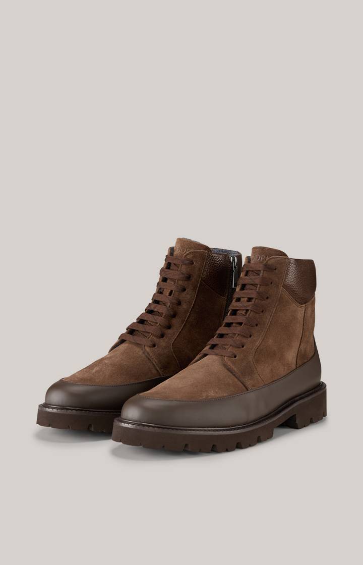 Joop Boots Hektor Velluto Misto in Braun Große Rabatte