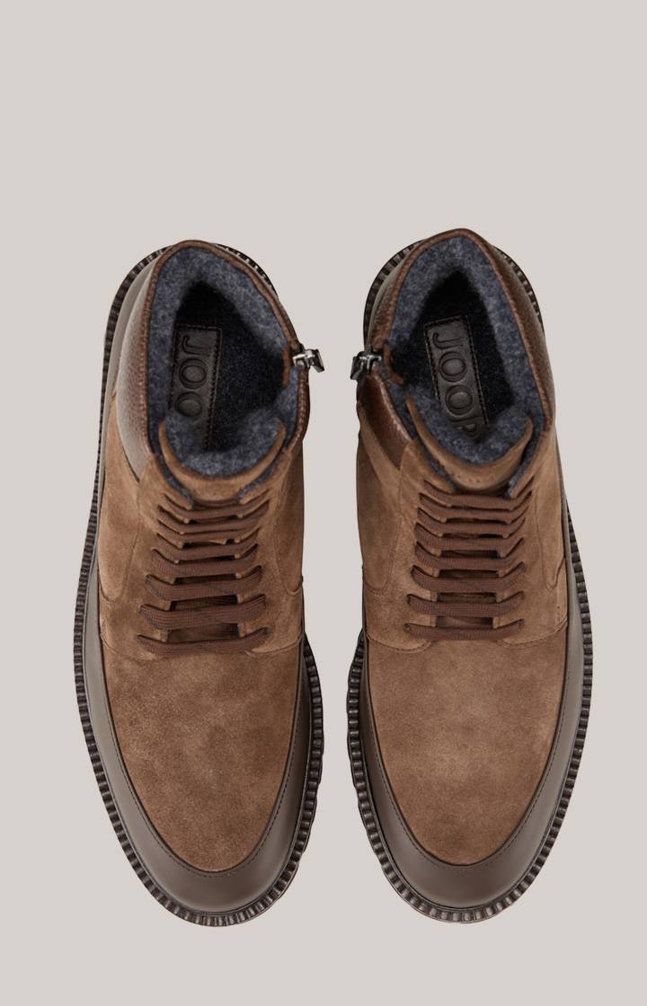 Joop Boots Hektor Velluto Misto in Braun Große Rabatte