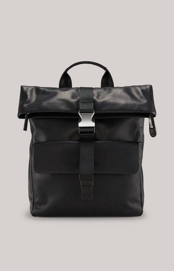 Joop Leder-Rucksack Loreto Rico in Schwarz Kostenlose Rückgabe