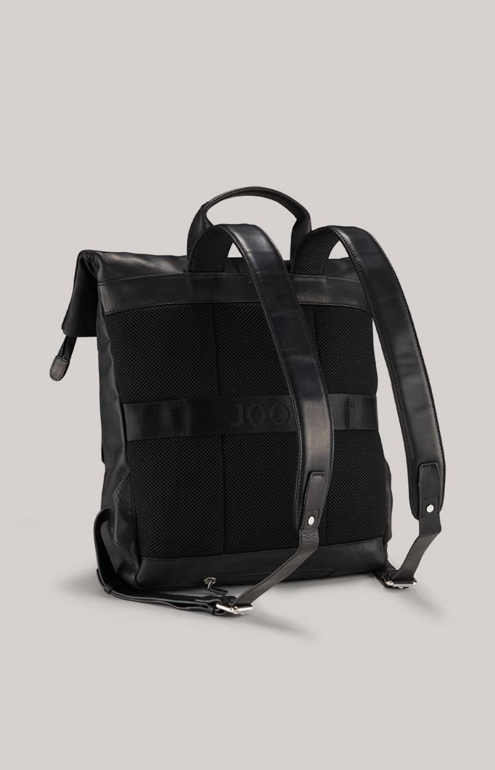 Joop Leder-Rucksack Loreto Rico in Schwarz Kostenlose Rückgabe