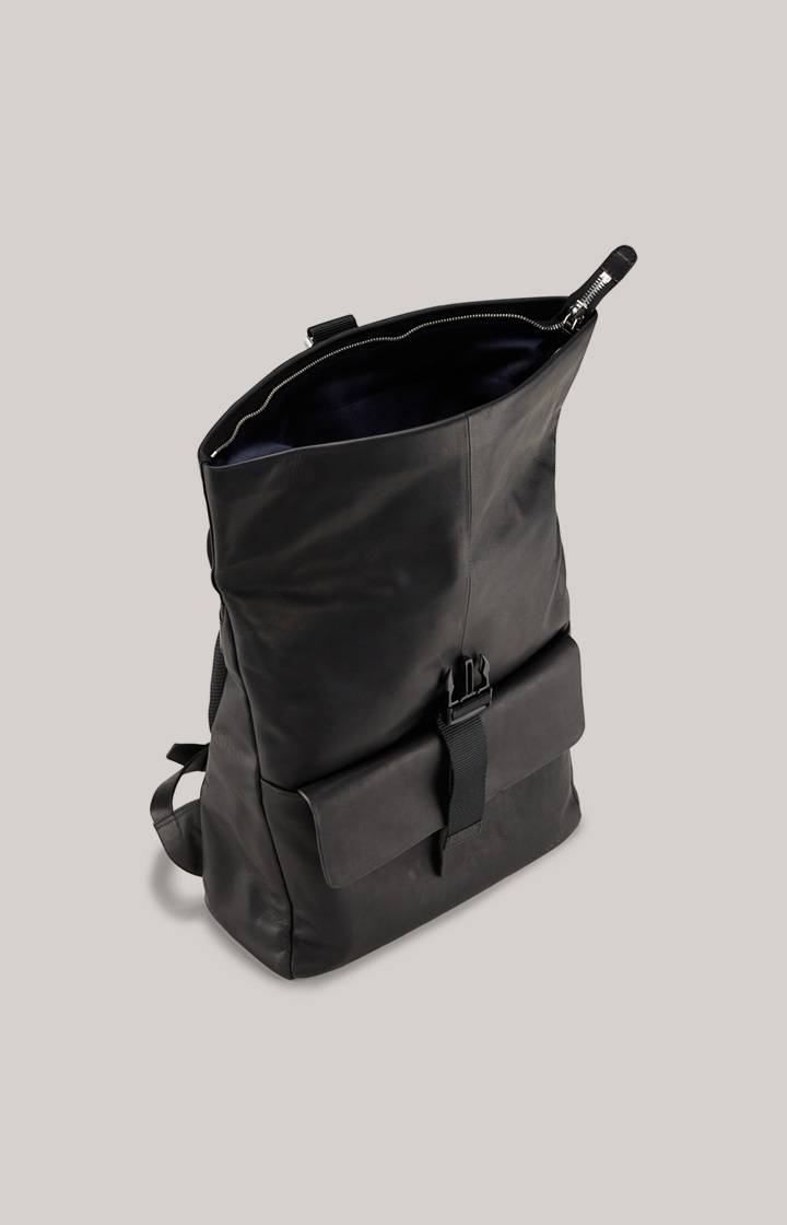 Joop Leder-Rucksack Loreto Rico in Schwarz Kostenlose Rückgabe