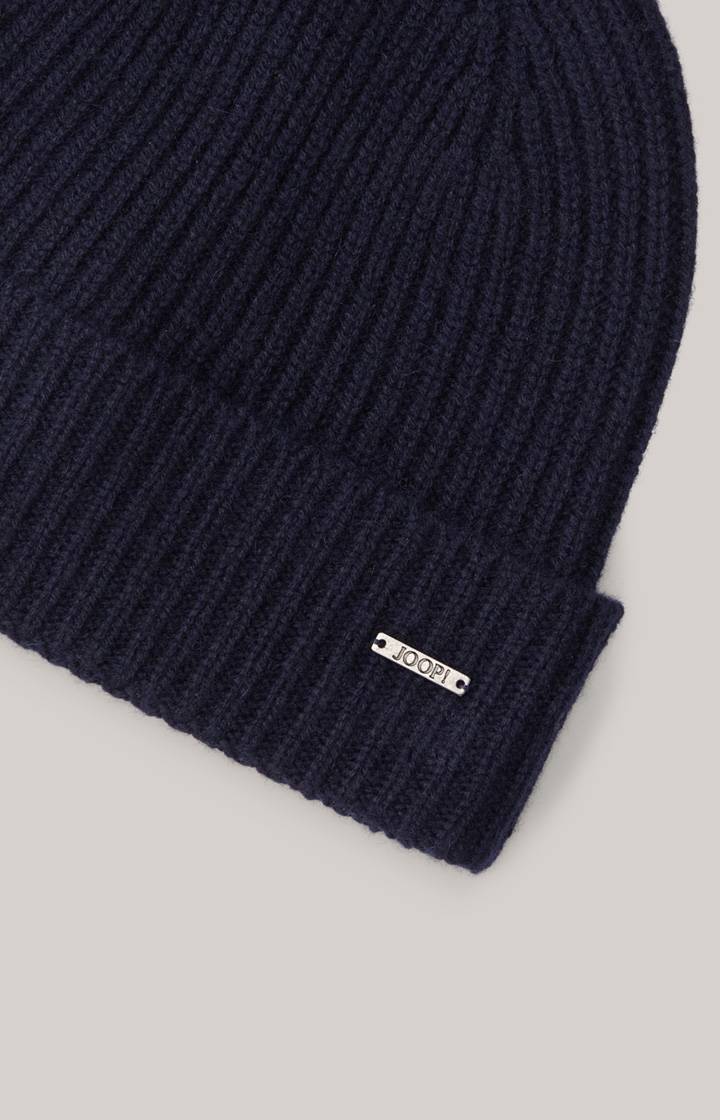 Joop Cashmere-Mütze Fenol in Navy Valentinstagsangebot