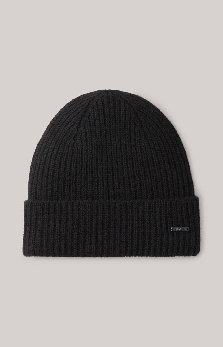 Joop Cashmere-Mütze Fenol in Schwarz Blitzangebot