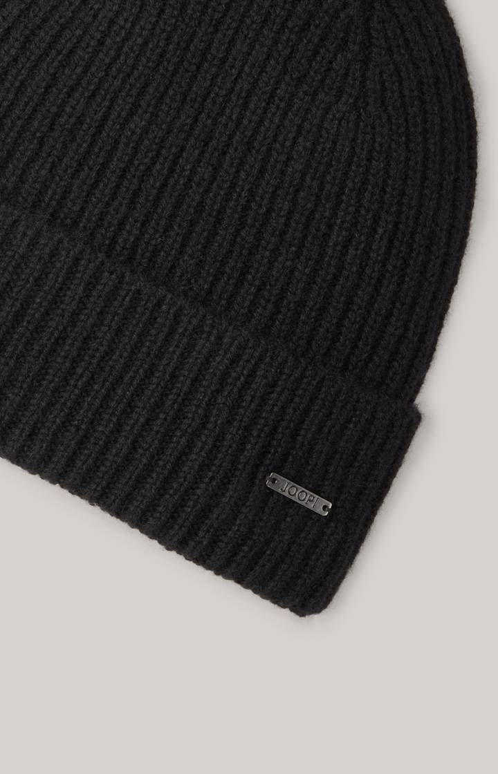Joop Cashmere-Mütze Fenol in Schwarz Blitzangebot