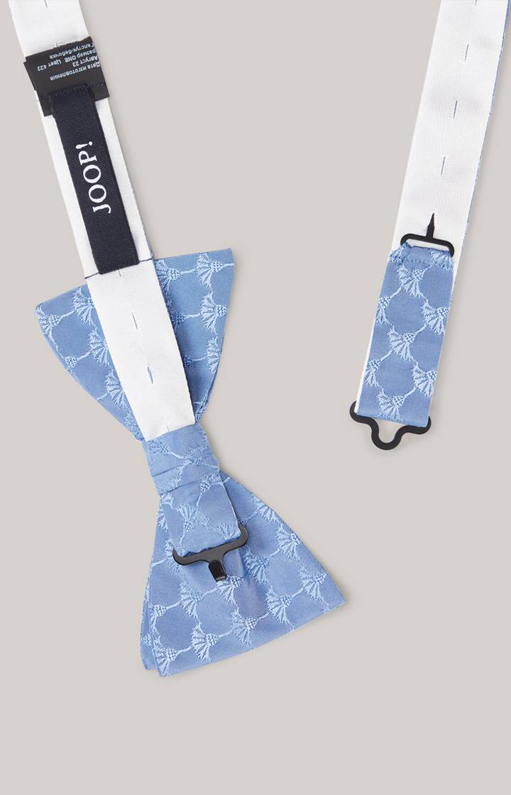 Joop Cornflower Seiden-Fliege in Hellblau gemustert Begrenztes Angebot
