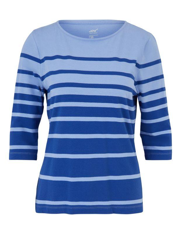 Joy Sportswear 3/4-Arm-Shirt LISA Shirt mit zweifarbigem Ringeldesign Lagerräumung