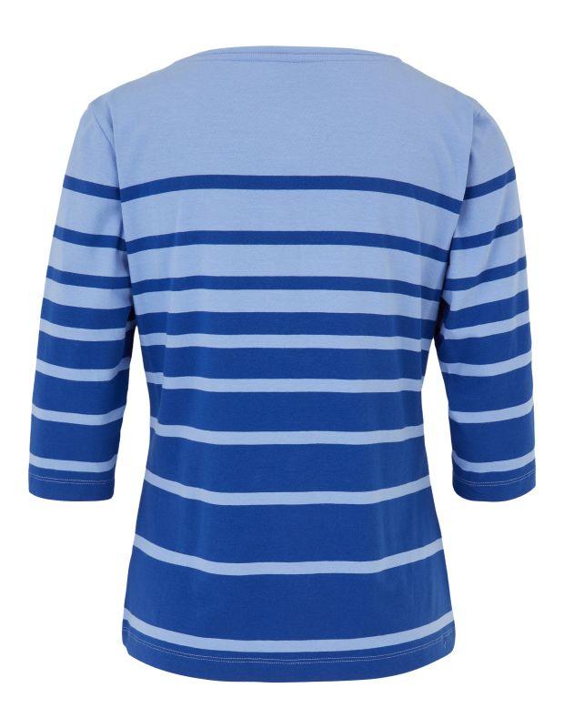 Joy Sportswear 3/4-Arm-Shirt LISA Shirt mit zweifarbigem Ringeldesign Lagerräumung