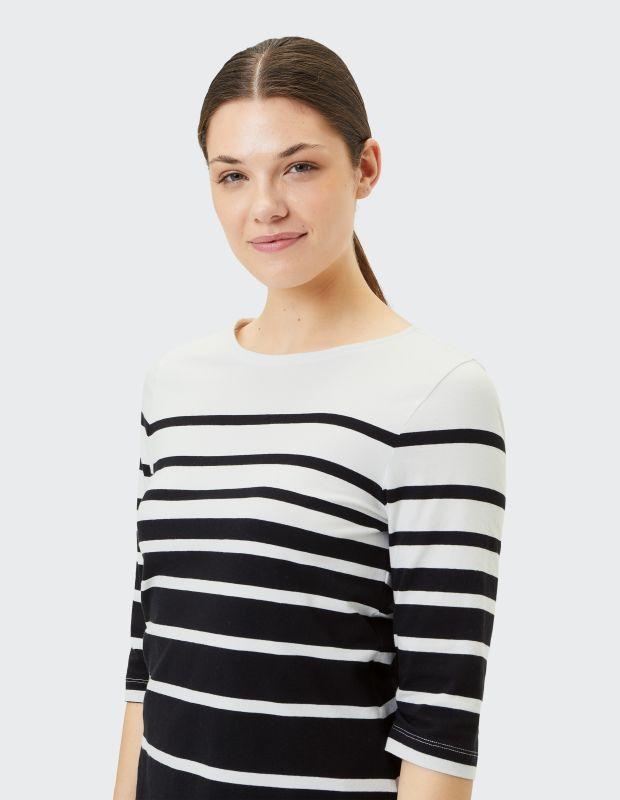 Joy Sportswear 3/4-Arm-Shirt LISA Shirt mit zweifarbigem Ringeldesign Neueste Mode