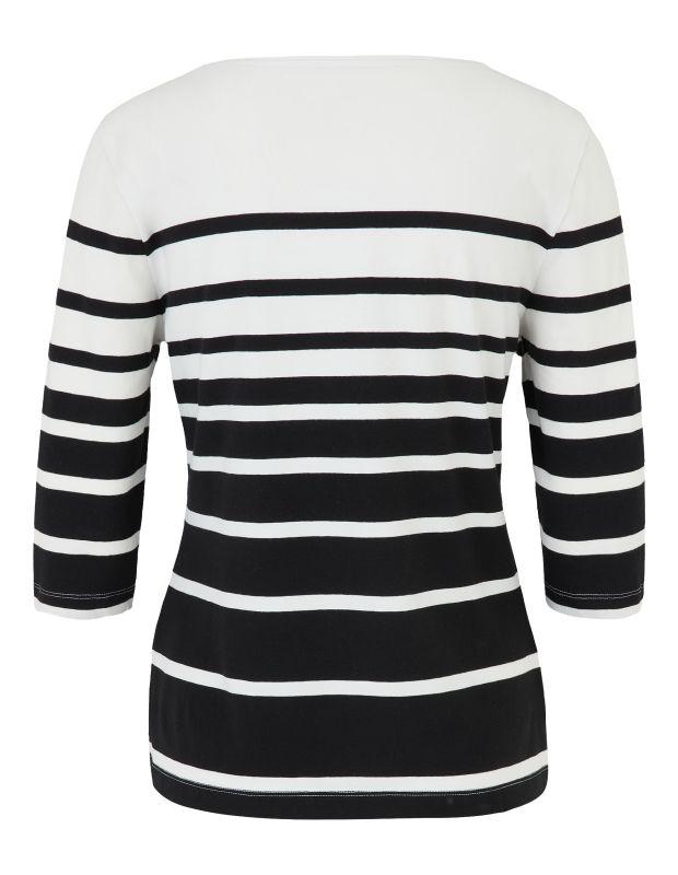 Joy Sportswear 3/4-Arm-Shirt LISA Shirt mit zweifarbigem Ringeldesign Neueste Mode