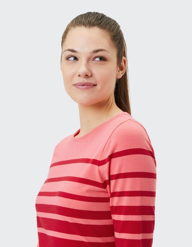 Joy Sportswear 3/4-Arm-Shirt LISA Shirt mit zweifarbigem Ringeldesign Blitzangebot