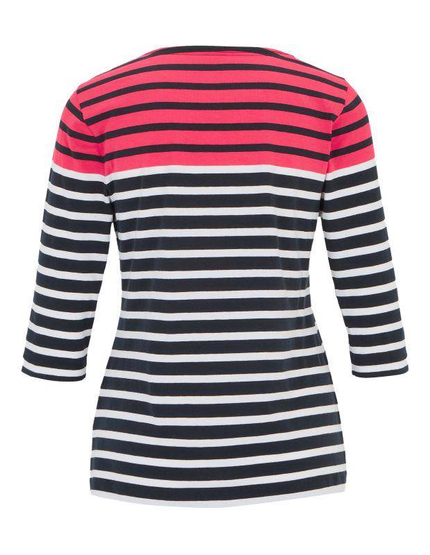 Joy Sportswear 3/4-Arm-Shirt CELIA T-Shirt mit feinem Ringeldessign Valentinstagsangebot