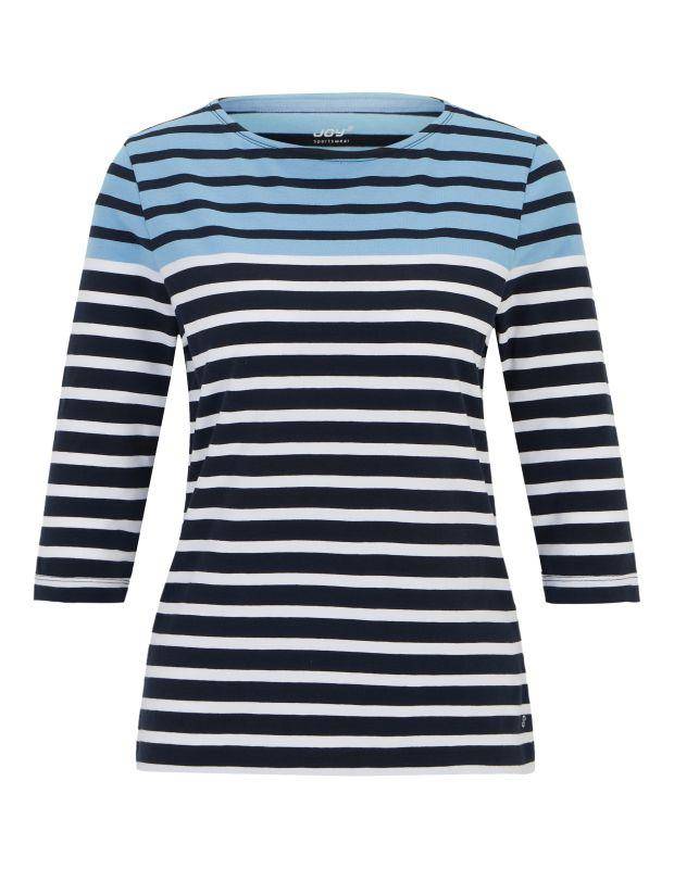 Joy Sportswear 3/4-Arm-Shirt CELIA T-Shirt mit feinem Ringeldessign Online Outlet