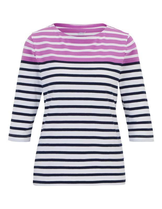 Joy Sportswear 3/4-Arm-Shirt CELIA T-Shirt mit feinem Ringeldessign Zeitlich begrenztes Angebot