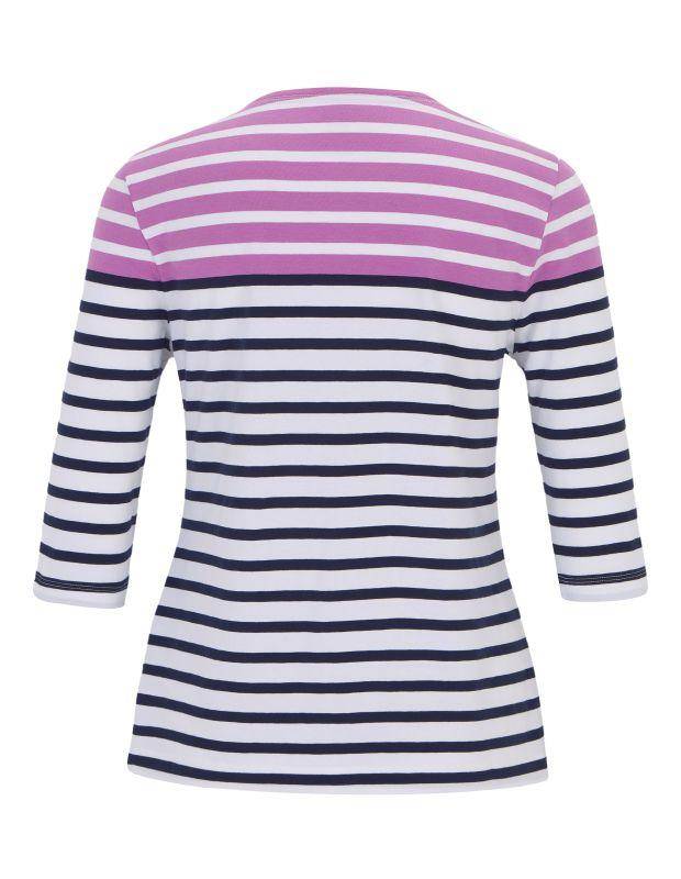 Joy Sportswear 3/4-Arm-Shirt CELIA T-Shirt mit feinem Ringeldessign Zeitlich begrenztes Angebot