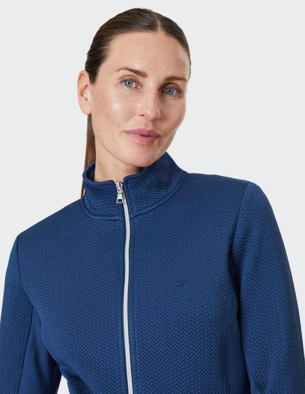 Joy Sportswear Sportjacke WIEBKE Sportive Jacke mit Zick-Zack-Struktur Tiefpreis
