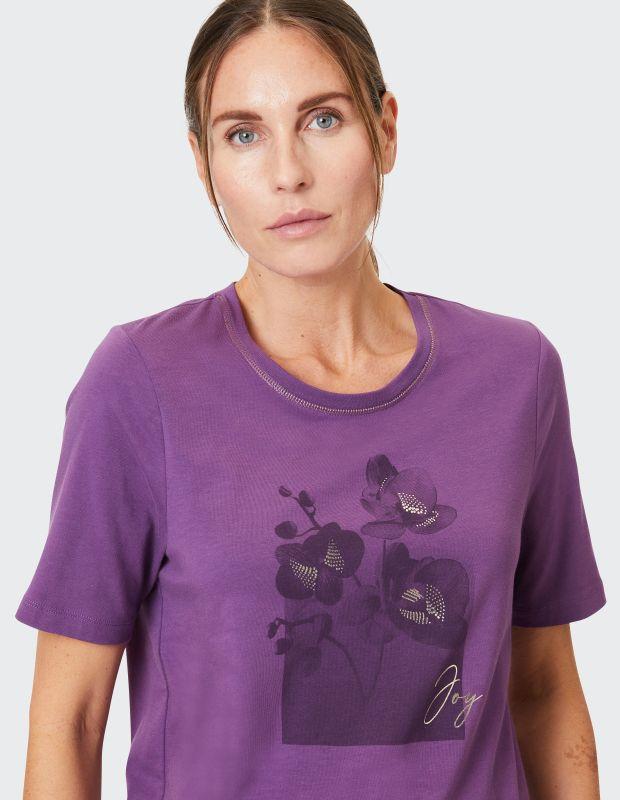 Joy Sportswear T-Shirt TALA Lockeres Shirt mit floralem Frontprint Speichern exportieren