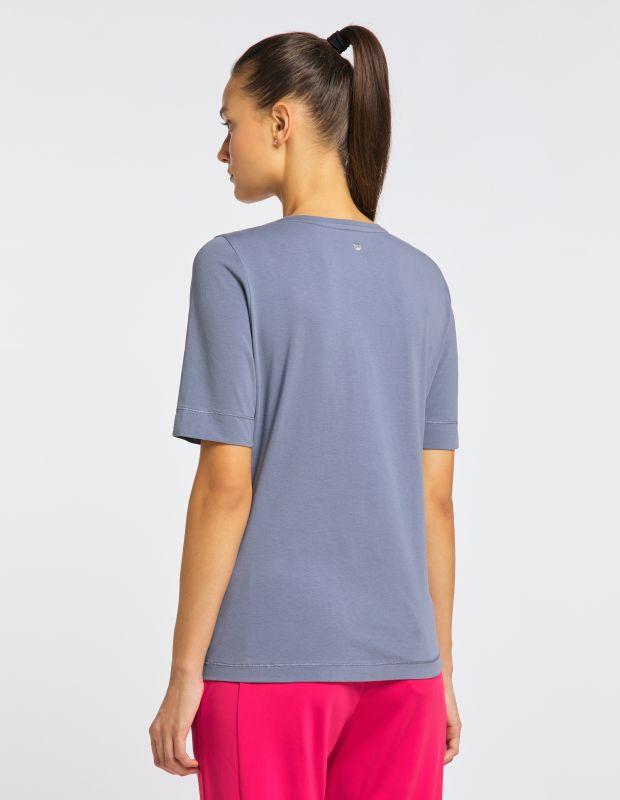 Joy Sportswear T-Shirt TAMY T-Shirt mit modernem Schrift-Print Räumungsverkauf