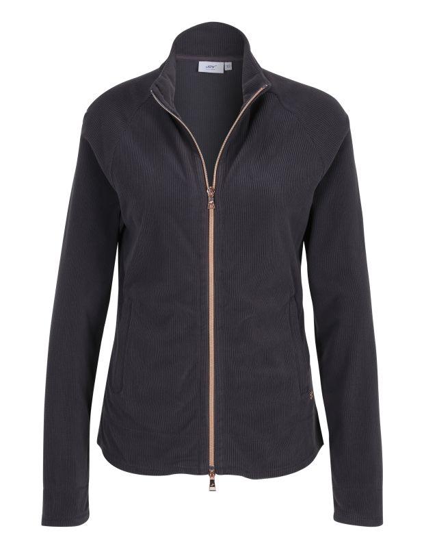 Joy Sportswear Fleecejacke JOSY Feminine Fleecejacke aus Rippfleece Vierteljährliche Förderung