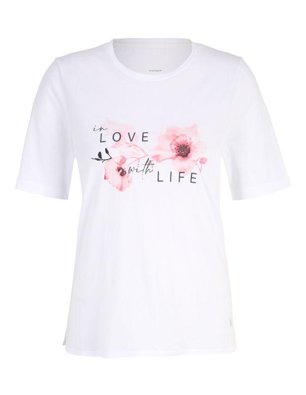 Joy Sportswear T-Shirt LUZIE Lockeres Shirt mit floralem Front-Print 50% Rabatt für begrenzte Zeit